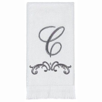 Avanti Linens Scroll Mono Fingertip Towel C