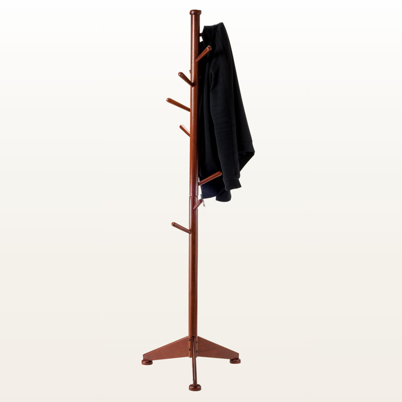 Portemanteau avec 9 pattes Lily, fini noyer Graham, H 69,76 po x l 23,79 po x P 23,79 po