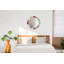 Huldar Glass Flat Wall Mirror