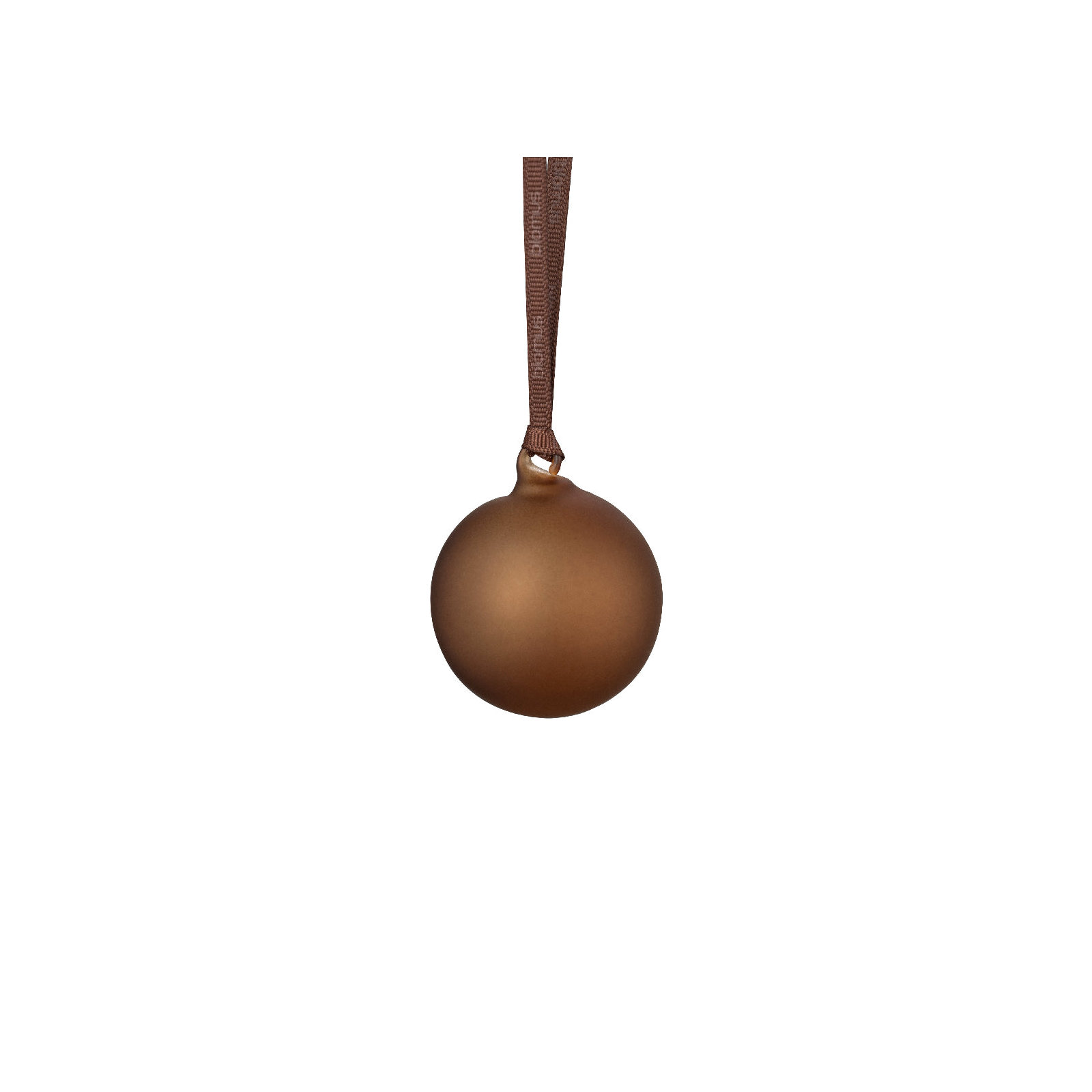 JUHLA Matte Glass Ornament, Brown