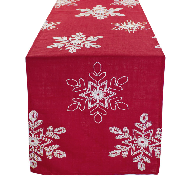 Snowflake Table Runner, 120" x 16"
