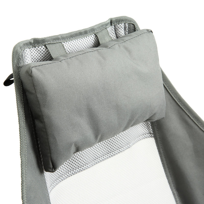 Camping Chair, Portable Folding Rocking Chair With Cup Holder, For Lawn, Grey  2Pcs Swinging Carry Bag, Garden,, Gray