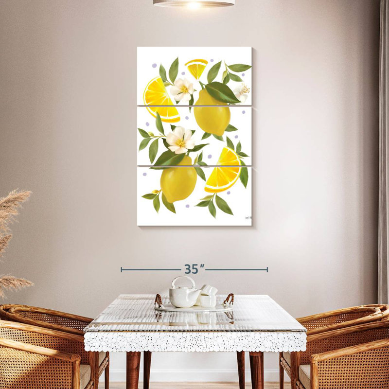 Yarlin citron citron botanique, H 32 po x l 20 po