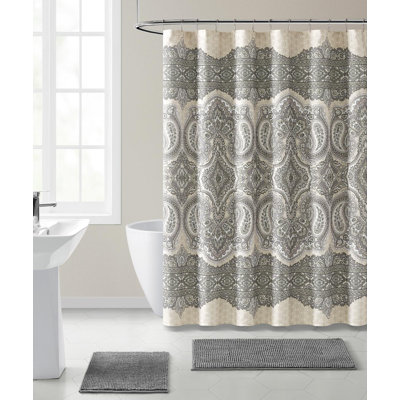 Teyvione Paisley Single Shower Curtain