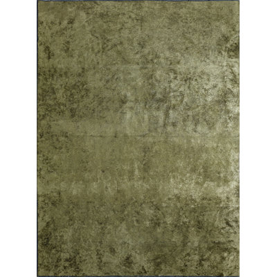 Rapture Green Abstract Luxury Area Rug
