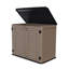 Outdoor 4 ft. 2 in. W x 2 ft. 5 in. D Weather-Resistant Plastic  Horizontal Storage Shed-73820086