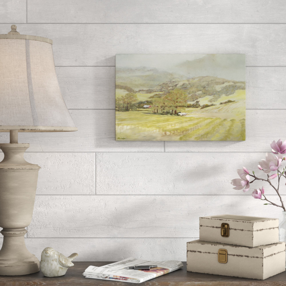 Gracie Oaks Spring Vineyard by Silvia Rutledge - Wrapped Canvas ...