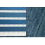 Tapis tribal bleu Gabbeh 10 x 10