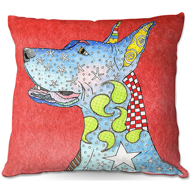  Coussin Couch Great Dane, 20 po x 20 po, Melon d'eau