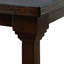 Table basse carrée 24,8 "avec tablette sculptée à 2 niveaux pour le salon-133968061-133968063
