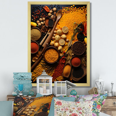Oriental Spices Food V - Épices, art mural
