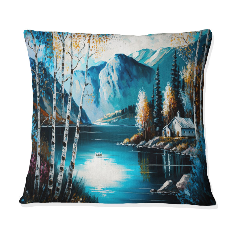 Coussin Cabin By A Lake In Fall II - Lake House Cottage