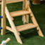 Balançoire en bois pour la glissade, le fort et la balançoire, conception compacte, Spark Imagination extérieur: glissade avec fort, haute stabilité, caractéristiques de jeu simulées