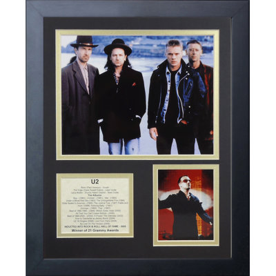 U2 Framed Memorabilia