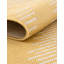 Tapis intérieur / extérieur en polypropylène tissé à la machine marocain en jaune / blanc-96004296