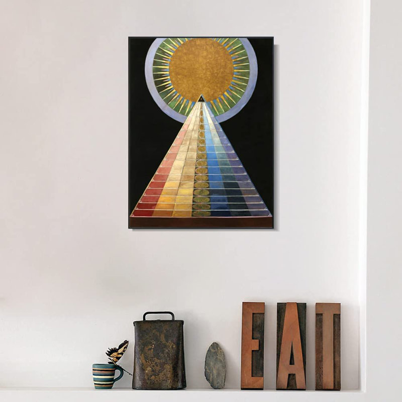 «Altariece No. 1» par Hilma Af Klint, reproduction sur toile flottante