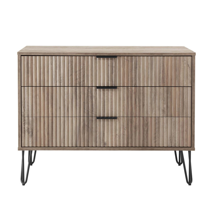 Commode en gris rustique, Gris