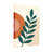 Abstract Abstract Leaf Orange Circle Pattern Print