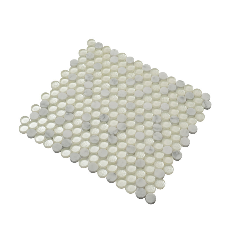 12" x 12" Penny Round Wall & Floor Tile