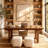63" Farmhouse Solid Wood Executive Desk