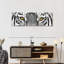«White Tiger Eyes», impression panoramique sur toile tendue 3 pièces-470015905