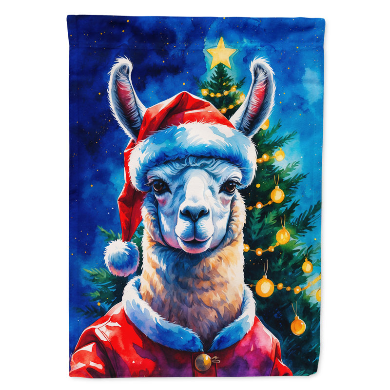 Drapeau de jardin de Noël, Lama