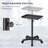 Utility Cart with Wheels Storage Cart with Tray Height Adjustable Salon Tray Cart-87057950