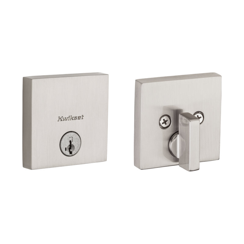 One Sided Deadbolt, Satin Nickel