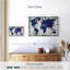 Carte du monde bleu Aliaz sur bois-107857899