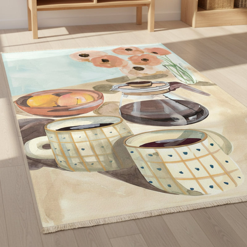 Tapis artistique 5 'x 8' Morning Brew