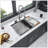 30 Drop Kitchen Sink - 30 Inch Kitchen Sink Drop-In Topmount Single Bowl 16 Gauge Stainless Steel Ledge Workstation Kitchen Sinks