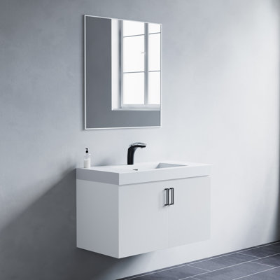 Akhilesh Metal Flat Wall Mirror
