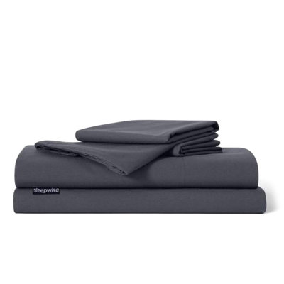 Solid Colour Duvet Cover Set with Pillowcases