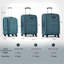 Ensemble de 3 valises extensibles Softside Valise