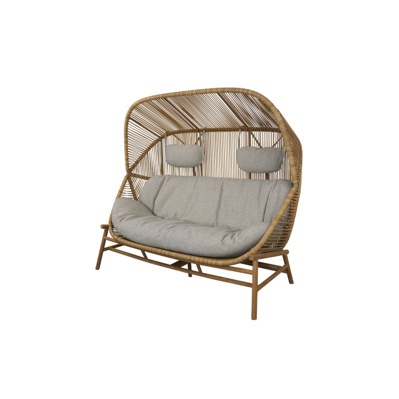 Hive 2-Seater Sofa, Light Brown