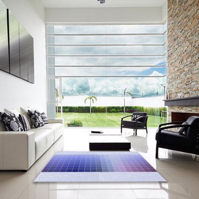 Tapis 100% à motif lavable à la machine 2989
