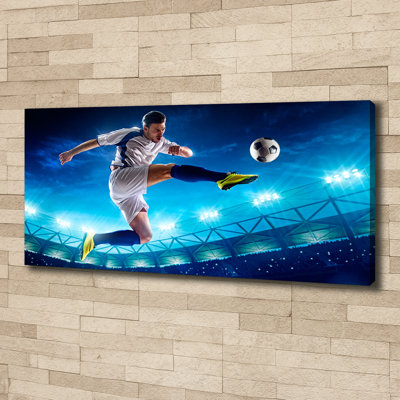 Footballer - Wrapped Canvas Print