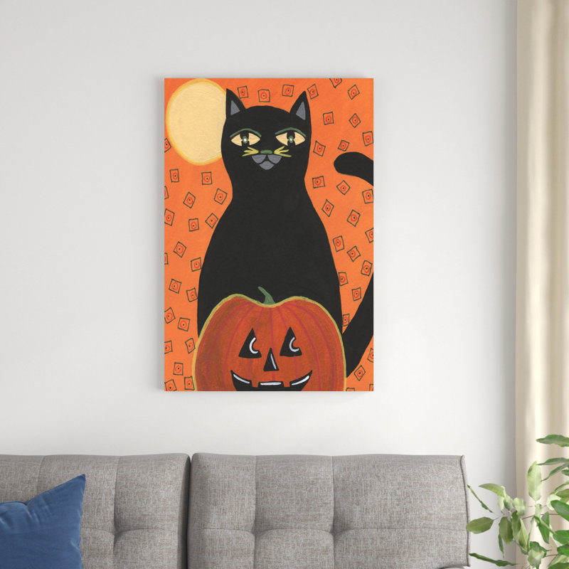 Halloween amusant V, H 36 po x l 24 po x P 1,25 po