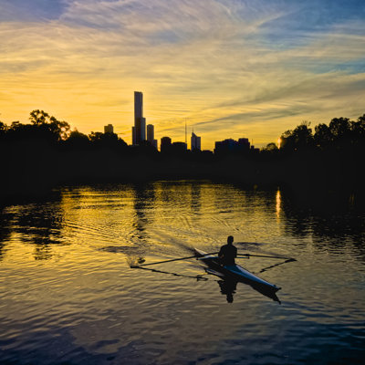 Yarra In Melbourne - Wrapped Canvas Print