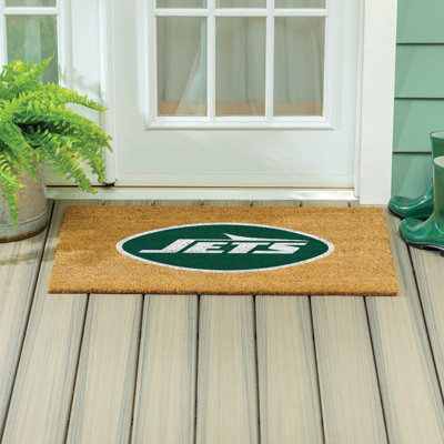 New York Jets Large Full Colour Coir Mat, 36"x24"