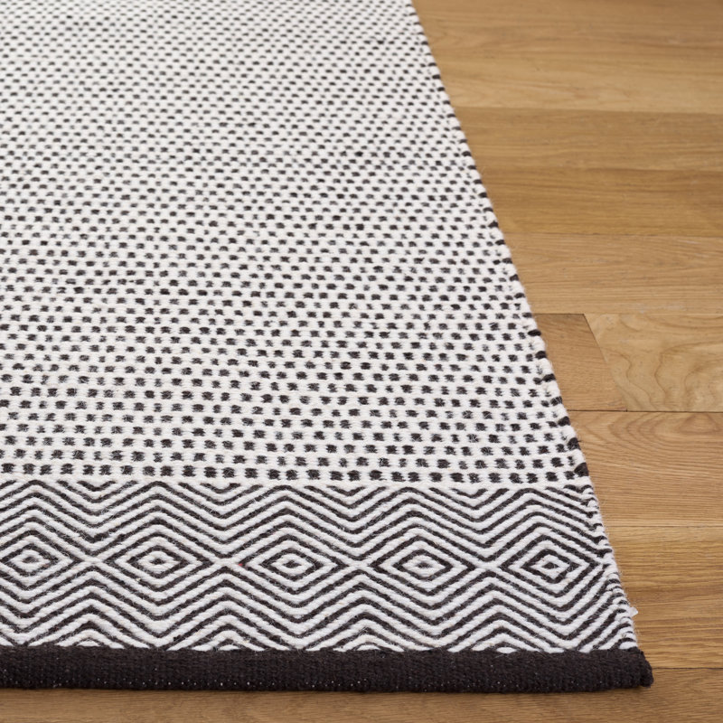 Kilim 855 Hand Woven 60% Cotton; 40% Wool Geometric Shapes Rug, Rectangle 9' x 12'