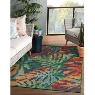 Floral Indoor / Outdoor Rug