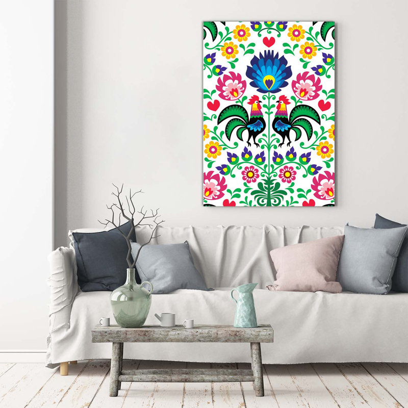 Ethnic Pattern - Wrapped Canvas Print