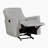 Dashai 35.5" Modern & Contemporary Chenille Glider Reclining Chair with Gentle Gliding Motion & Tab Pull Reclining