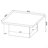 Exeter Mango Square 3-Piece Coffee Table Set