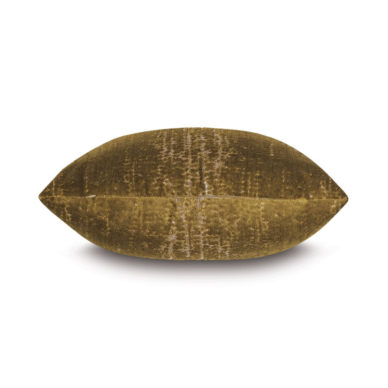 Boutique Velvet Square Pillow Cover & Insert, Citron 