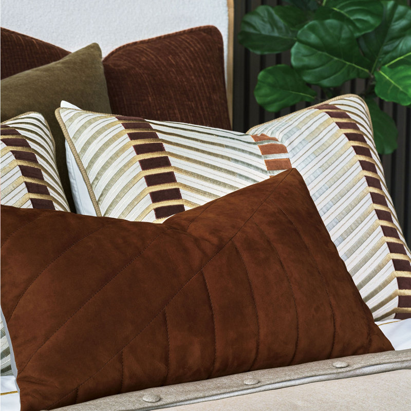 Rufus Striped Cotton Blend Sham, Standard