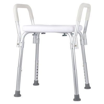 Height Adjustable Backless Medical Shower Chair