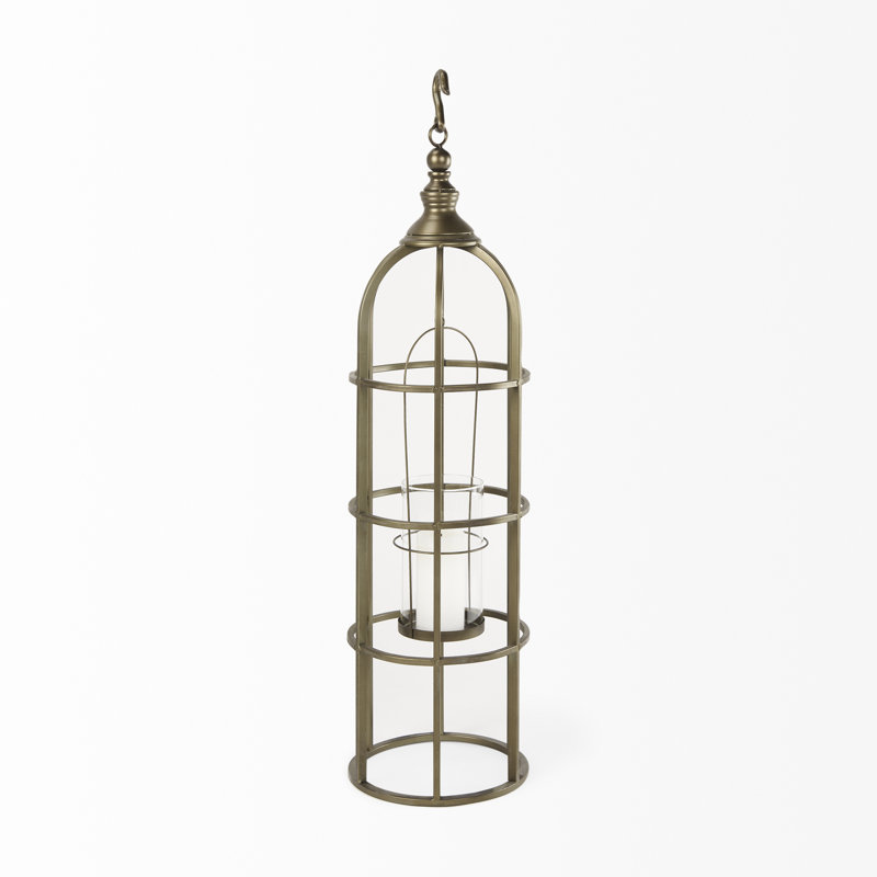 Floor Lantern, 42.75" H x 11" W x 11" D