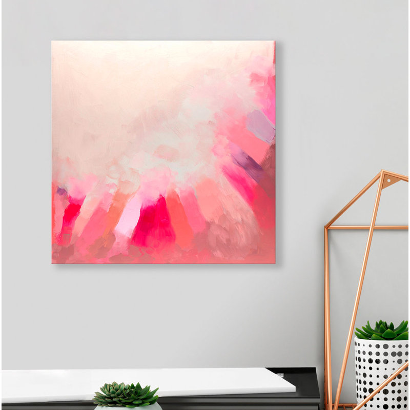 «Pink Light» - Impression sur toile tendue, H 12 po x l 12 po